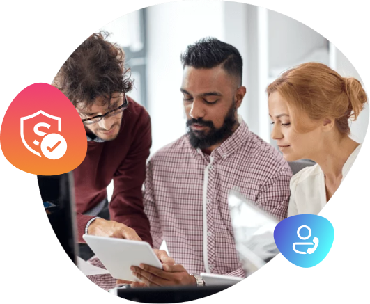 Team working together